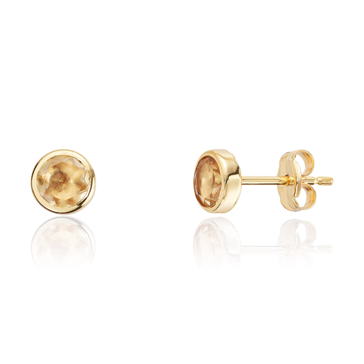 Ørepynt Citrine 585 Artikkelnr: 47308 - Bjerveur.noØrepynt Citrine 585 Artikkelnr: 47308