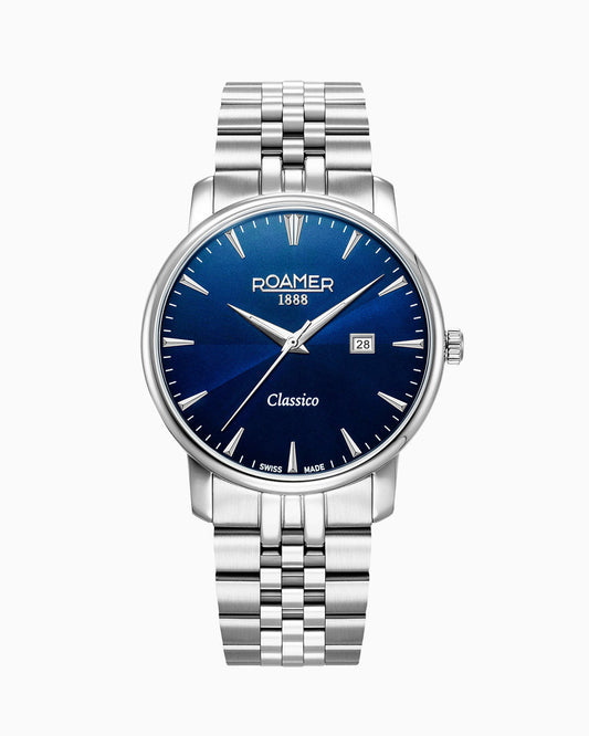 Roamer Classico 971856 41 45 50 herreklokke i stål, bilde 1 av 5