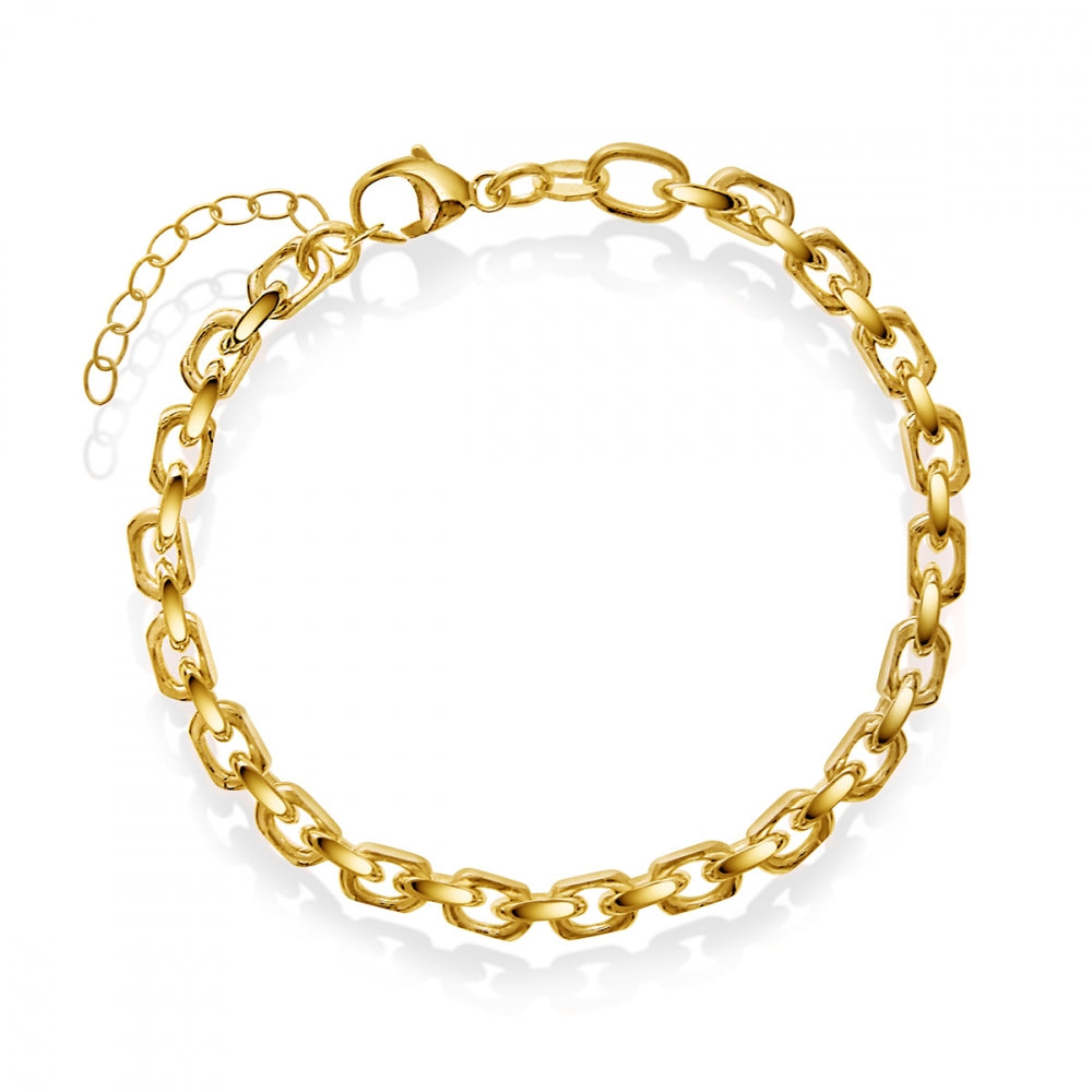 Anker armbånd i sølv 4 mm, 17+3 cm, bilde 2 av 2