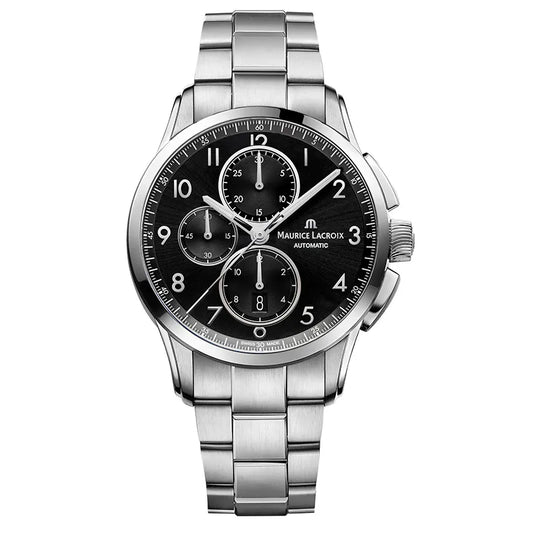 Maurice Lacroix Pontos PT6388-SS002-320-1 herreklokke i stål, bilde 1 av 5