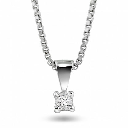 Min Første Diamant anheng i hvitt gull med diamant 0,05 ct, bilde 1 av 2