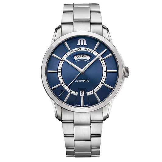 Maurice Lacroix Pontos PT6358-SS002-431-1 herreklokke i stål