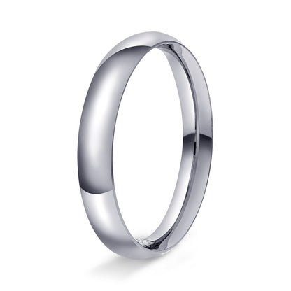 Ring i 950 platina, spissoval, bilde 4 av 12