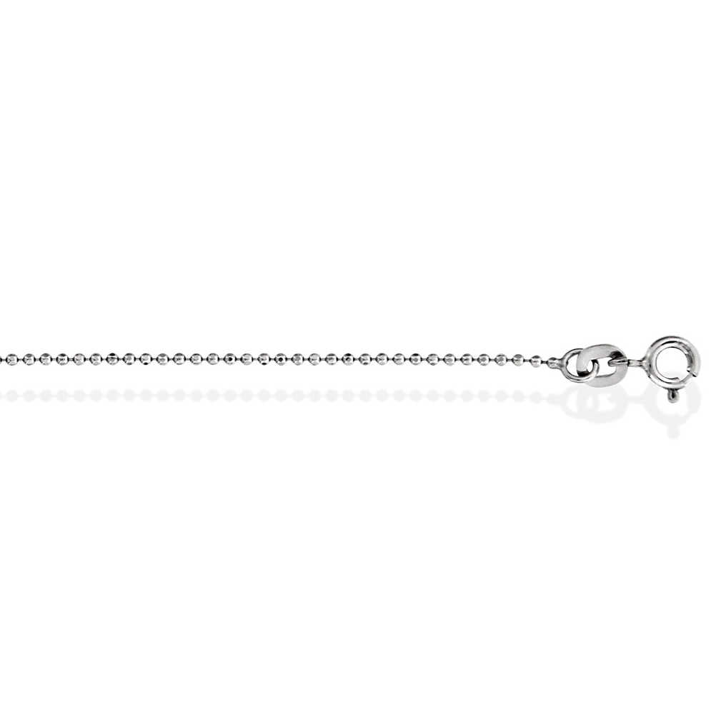 KULEKJEDE I SØLV 1,1 MM 60 CM 44275.60