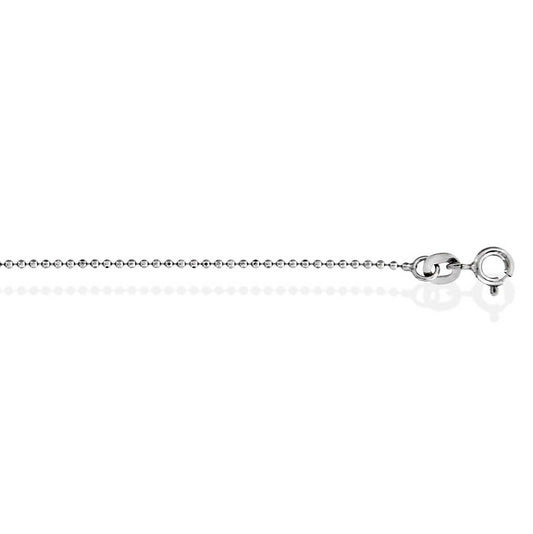 KULEKJEDE I SØLV 1,1 MM 60 CM 44275.60