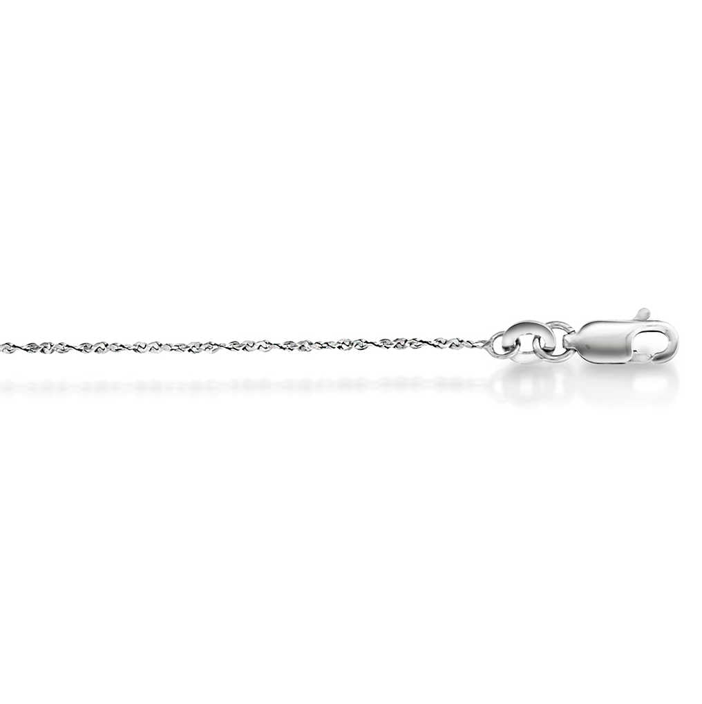 KJEDE I SØLV 1 MM 60+3 CM 44277.63