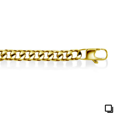 PANSER KJEDE I STÅL 8 MM 60 CM 44372.60