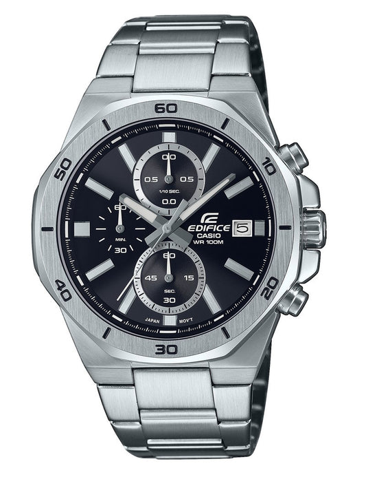 Casio Edifice EFV-640D-1AVUEF herreklokke i stål