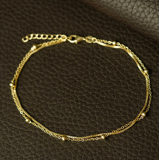 ANKELKJEDE I SØLV 25 CM 44475.25