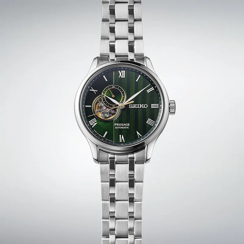Seiko Presage Herreklokke i Stål - Open Heart SSA463J1, bilde 4
