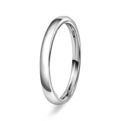 Ring med hvelvet og buet profil, polert, bilde 2 av 12