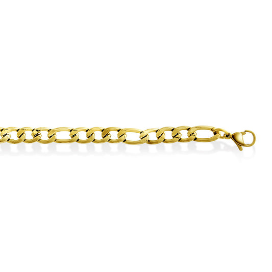 FIGARO KJEDE I STÅL 6 MM 60 CM 44369.60 - Bjerveur.noFIGARO KJEDE I STÅL 6 MM 60 CM 44369.60