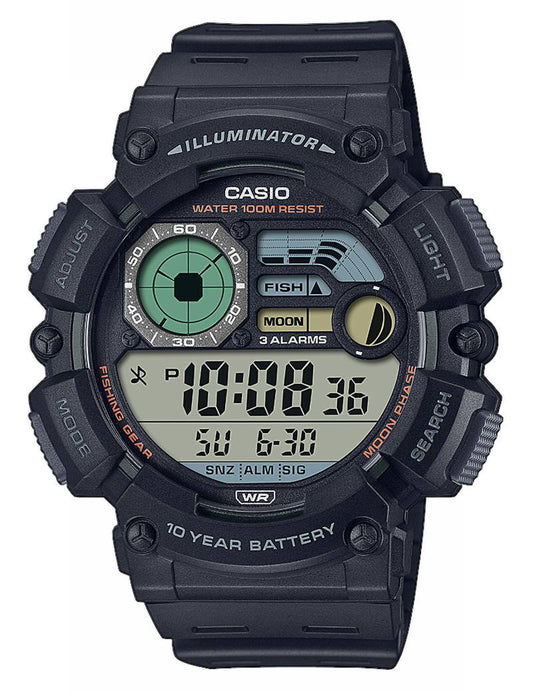 Casio Timeless WS-1500H-1AVEF herreklokke i resin