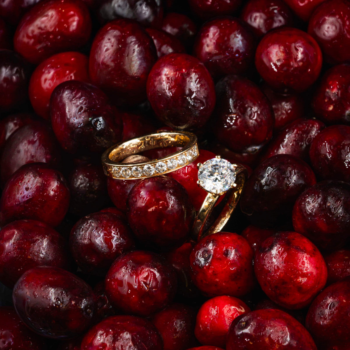 Radiant ring i gull med lab-grown diamant 0,54 ct, bilde 9
