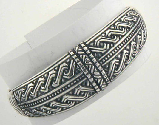Armring i oksidert 925 sølv, bredde 23 mm