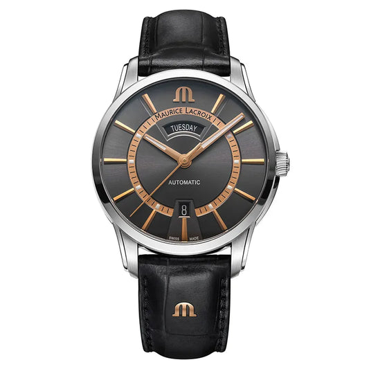 Maurice Lacroix Pontos PT6358-SS001-333-2 herreklokke i stål