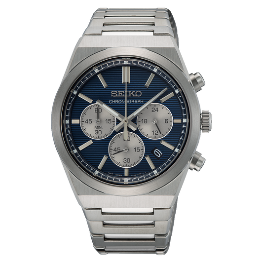 Seiko SSB453P1 herreklokke i stål