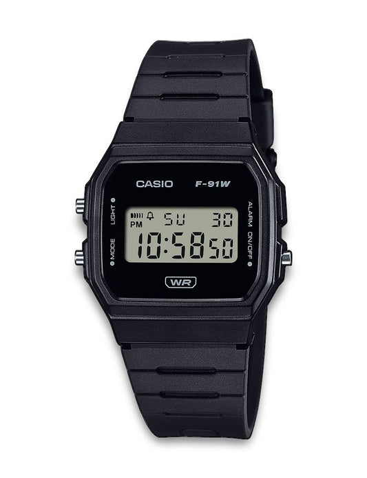 Casio Timeless F-91WB-1AEF klokke i resin, bilde 1 av 2