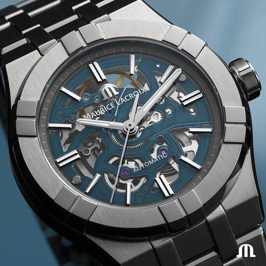 Maurice Lacroix Aikon AI6007-SS002-031-1 herreklokke i stål, bilde 2 av 3