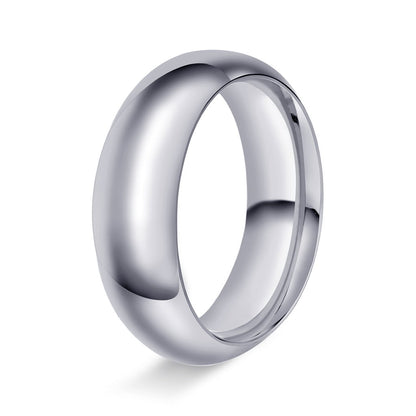 Ring i 950 platina halvrund/buet, polert, bilde 11 av 12