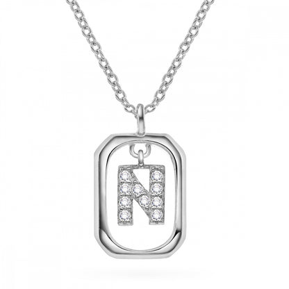 Jewelry Letters anheng i sølv med zirkonia, bokstav, bilde 34 av 57