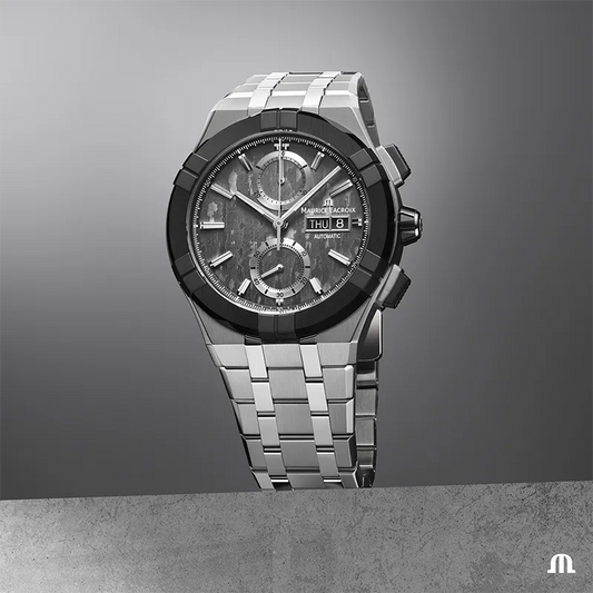Maurice Lacroix Aikonic AC6038-S1C31-330-1 herreklokke i stål, bilde 2 av 4