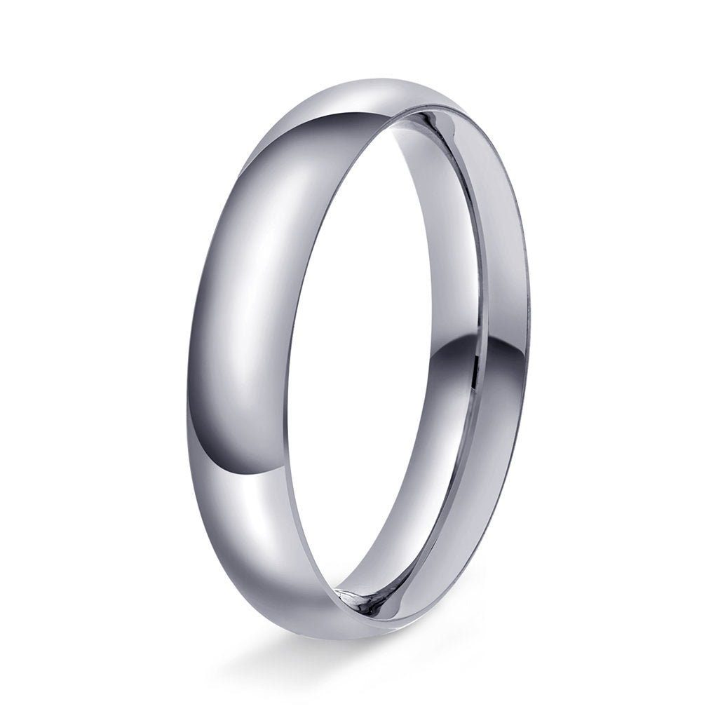Ring i 950 platina, spissoval, bilde 5 av 12