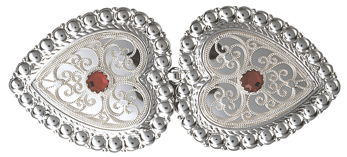 Beltespenne i Bunadssølv, Hvit