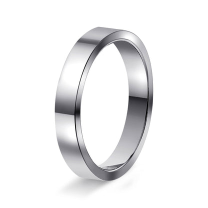 Ring i 950 platina, rektangulær, bilde 4 av 12