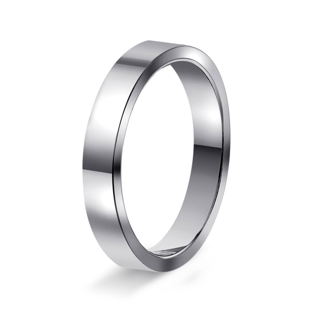 Ring i 950 platina, rektangulær, bilde 3 av 12