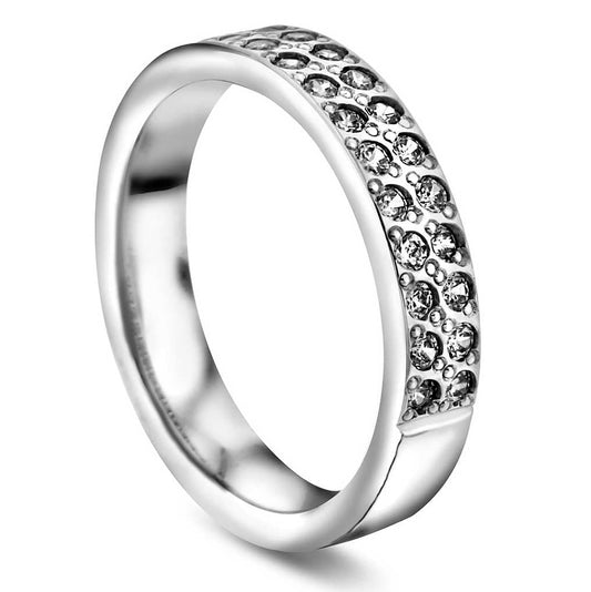 4mm glatt ring, innv.buet 0,56ct WSI N8540 - Bjerveur.no4mm glatt ring, innv.buet 0,56ct WSI N8540