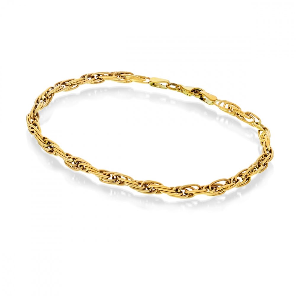 5265 - Gullarmbånd, cordell. 17+2 cm. - Bjerveur.no5265 - Gullarmbånd, cordell. 17+2 cm.