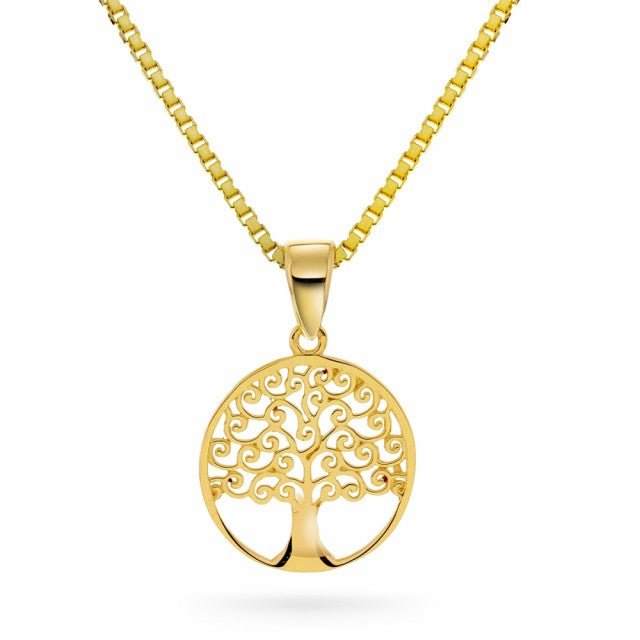 52797 - Livets tre i gult gull. 12,5 mm. - Bjerveur.no52797 - Livets tre i gult gull. 12,5 mm.