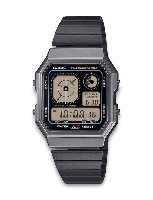 Casio Vintage A130WEGG-1AEF herreklokke i resin, bilde 1 av 2