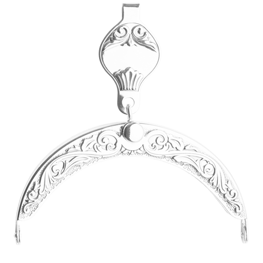 Veskelås forsølva, kvit 532400