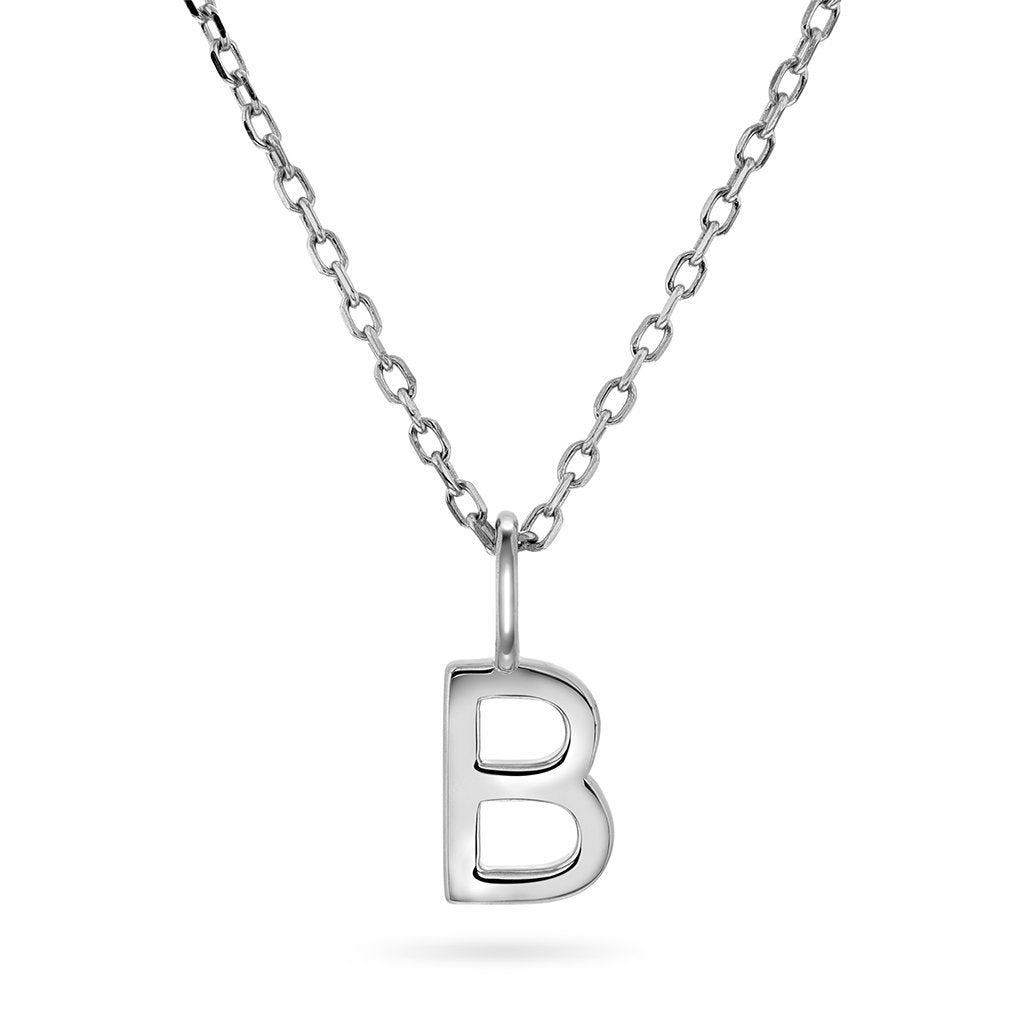 Letters smykke i 925 sølv, bokstav B, bilde 1 av 3