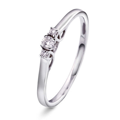 EMMA RING GULL MED DIAMANTER 0,08 CT WP 56795