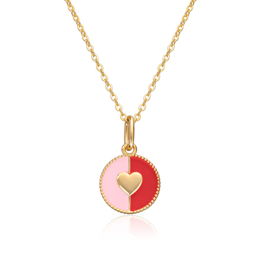 Anheng "Candy Heart" i forgylt slv Artikkelnr: 3064145 - Bjerveur.noAnheng "Candy Heart" i forgylt slv Artikkelnr: 3064145