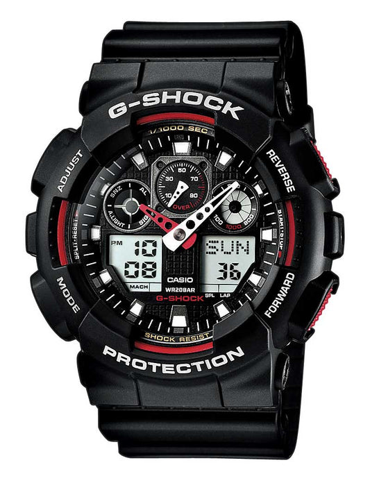 Casio G - Shock GA - 100 - 1A4ER - Bjerveur.noCasio G - Shock GA - 100 - 1A4ER