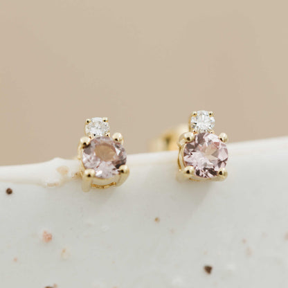 ØREDOBBER I GULL MED DIAMANTER 0,08CT WP 59234