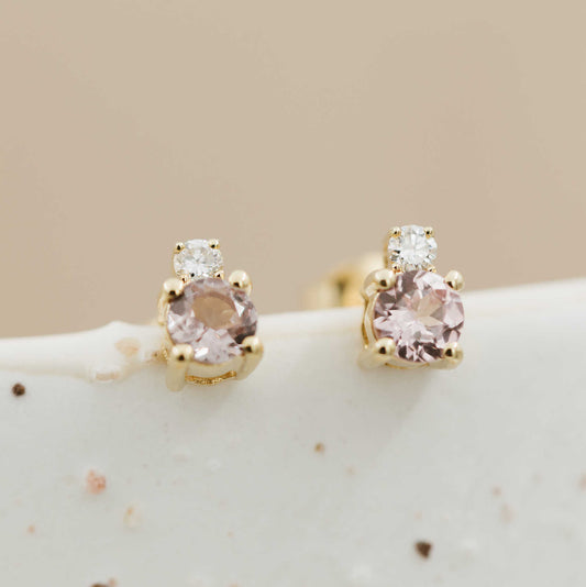 ØREDOBBER I GULL MED DIAMANTER 0,08CT WP 59234
