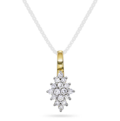 ANHENG I GULL MED DIAMANTER 0,33 CT WP 59430