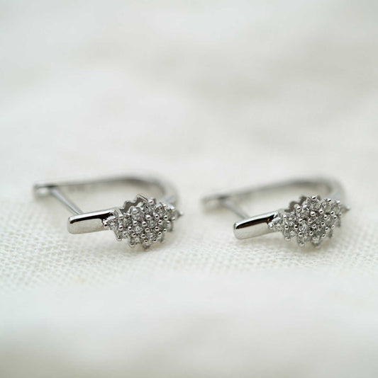 ØRERINGER I GULL MED DIAMANTER 0,33 CT 59433