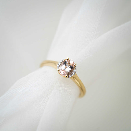 RING I GULL MED DIAMANTER 0,02 CT 59489