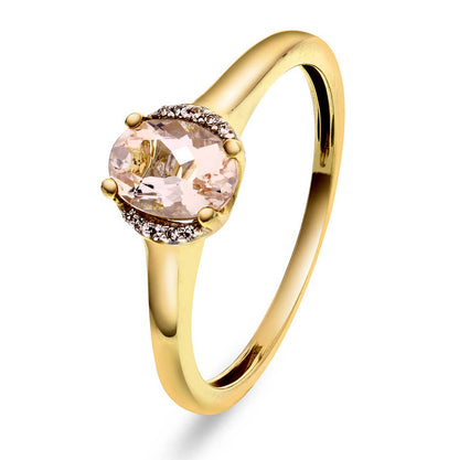RING I GULL MED DIAMANTER 0,02 CT 59489