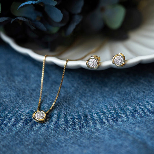 ANHENG I GULL MED DIAMANTER 0,06 CT WP 59657