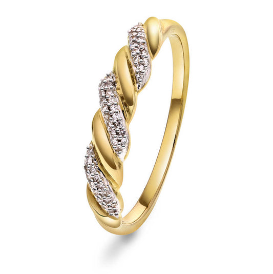 RING I GULL MED DIAMANTER 0,06 CT WP 59669