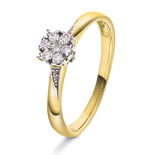 Ring i gull med diamanter 0,21 ct WP 59670