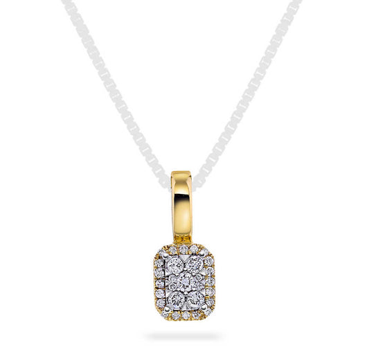 Anheng i gull med diamant 0,15 WP 59729