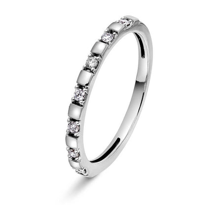 Ring i gull med diamanter 0,10 ct WP 59746